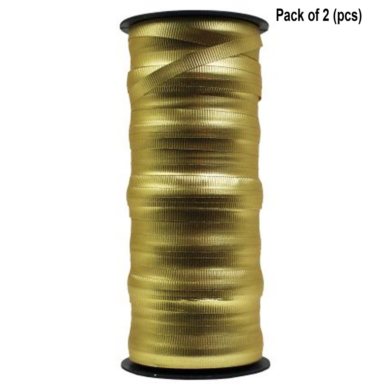 Quality Full Curling Ribbon - Adding Flair to Every Gift | Stunning Metallic Gold Curling Ribbon | Raheev®
